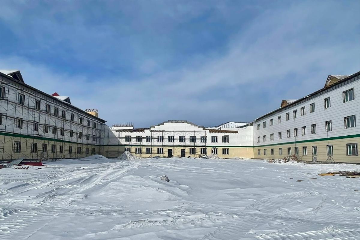 Почти готов: как в Туве возводят современный дом престарелых на 180 мест