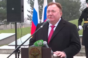 Глава Ингушетии Махмуд-Али Калиматов принял участие в церемонии, посвященной памяти Героев Отечества