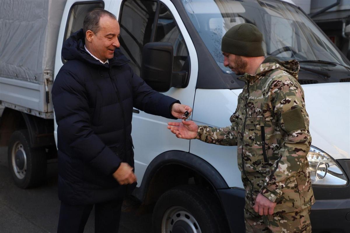 Кубанский парламент отправил очередной автомобиль в зону СВО для нужд фронта