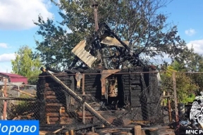 Пожилая женщина пострадала при пожаре в дачном доме в Коми