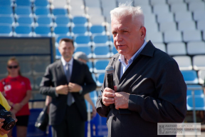 Александр Морозов поприветствовал игроков ежегодного Турнира по футболу среди дворовых команд памяти Александра Гурова на Кубок Магнитогорского городского Собрания