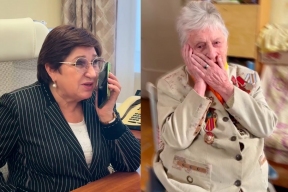 Спикер Заксобрания Владимирской области Ольга Хохлова поздравила с памятной датой защитницу Дороги жизни Ефросинью Владимировну Сумник