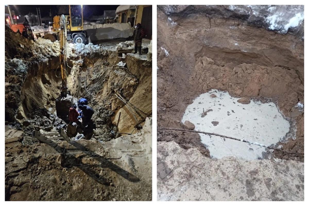 В Звенигове устранили последствия коммунальной аварии