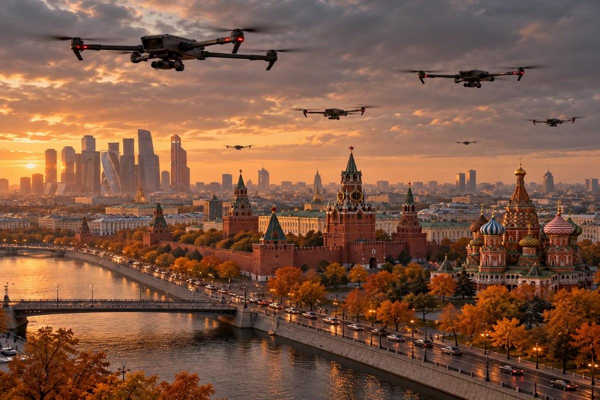 630 на подлете, 163 у границ города: ПВО отразила одну из крупнейших атак дронов на Москву с начала года