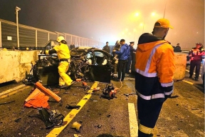 Двое детей, пострадавших в ДТП на Крымском мосту, находятся в тяжёлом состоянии