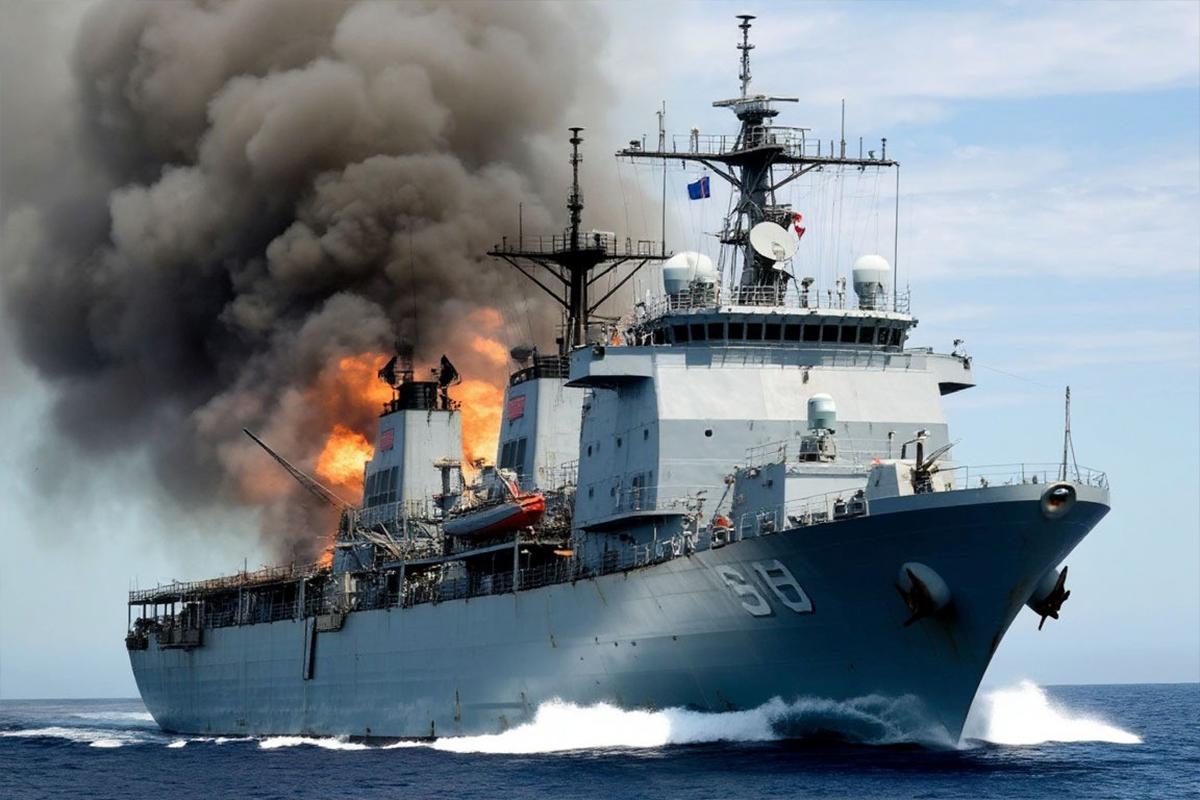 Двигатели новейшего корабля ВМС США «Санта Барбара» на грани катастрофы: ремонт засекречен, угроза жизни экипажа
