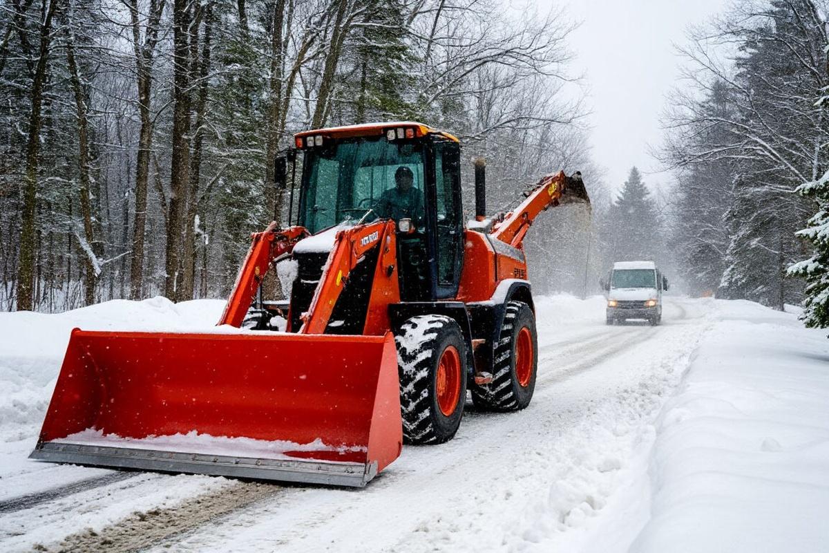 За три дня дорожные службы Новосибирска вывезли 40 тысяч кубометров снега