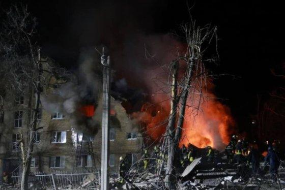 В Харькове дом разнесла американская ракета, но Киев снова обвинил Москву