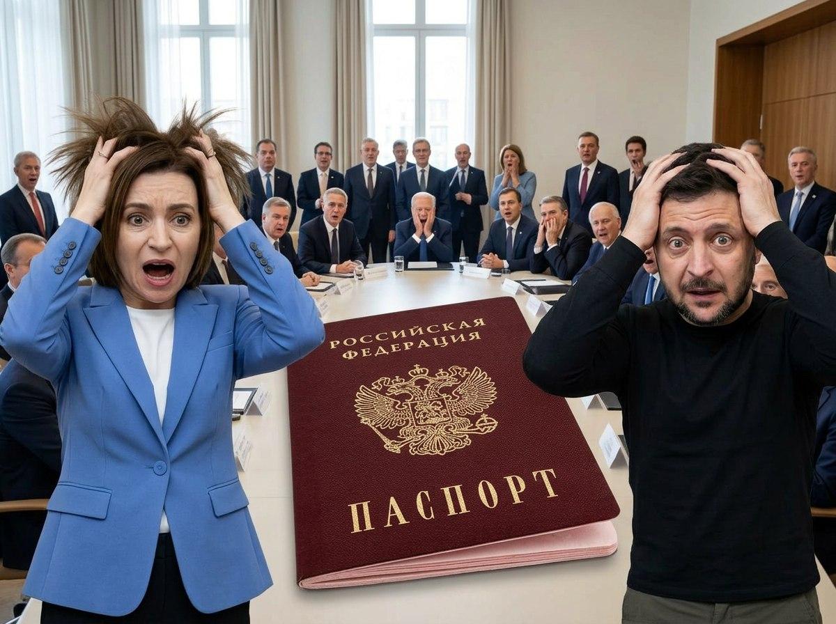 Москва выдаёт паспорта — Кишинёв и Киев рвут на себе волосы. Что так напугало Запад?