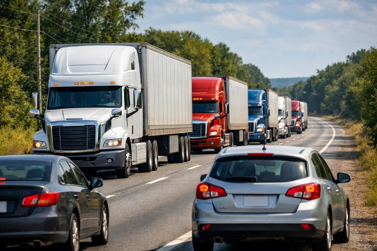 Зачем фуры едут колонной и «бесят» водителей легковушек: раскрыт хитрый секрет дальнобойщиков