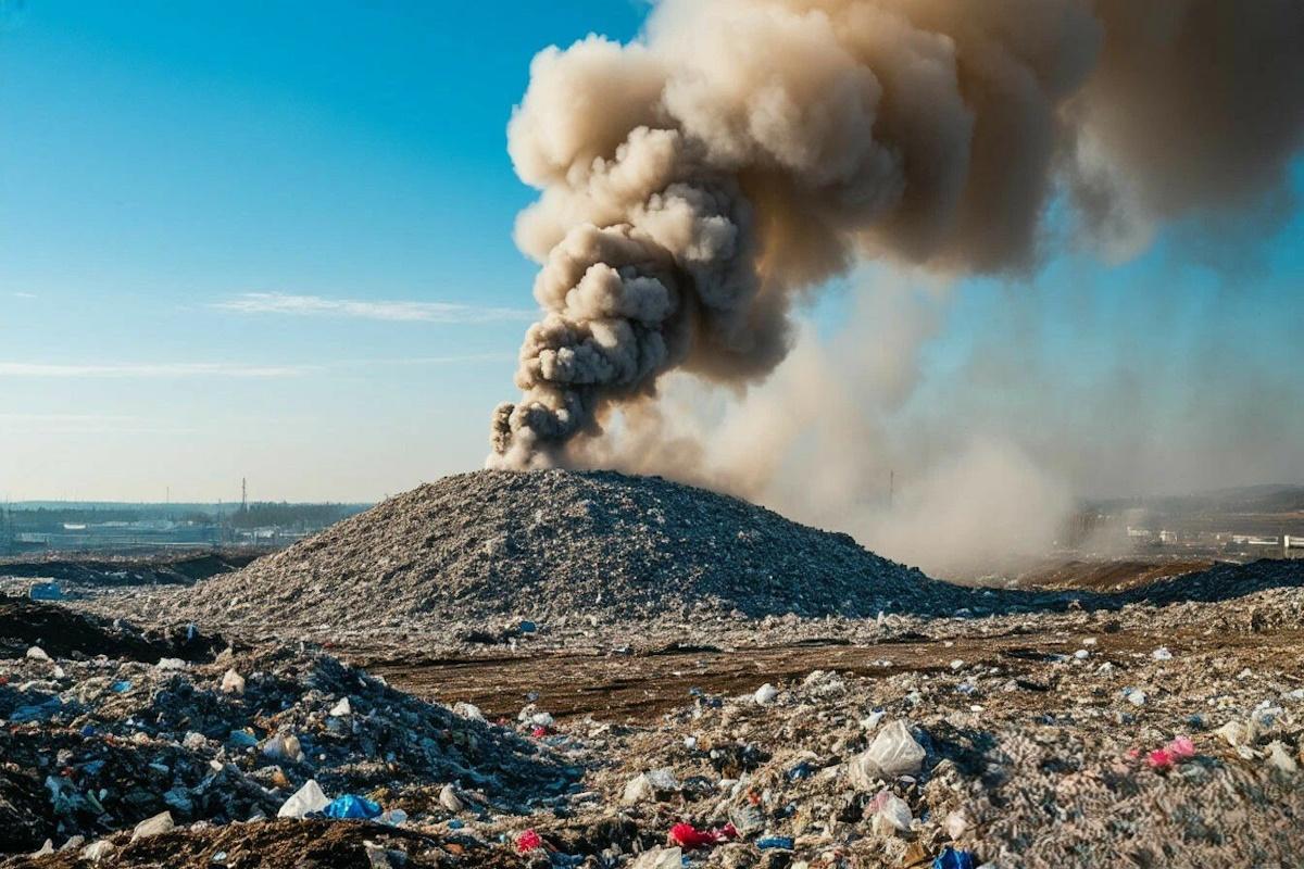 Возгорание на свалке в Якутии локализуют, чтобы не допустить задымления жилых районов