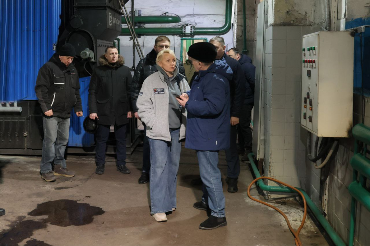 Губернатор ЕАО Мария Костюк проинспектировала работу системы теплоснабжения в селе Валдгейм