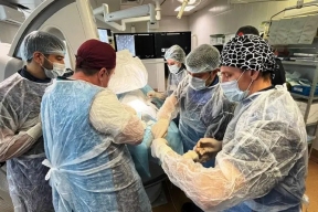 Mytishchi doctors saved a man with complete vascular obstruction