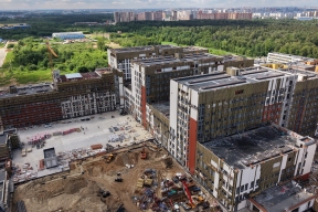 Губернатор Андрей Воробьёв о стройке в Ольгино: готовность больницы составляет 46%, открытие в 2028 году