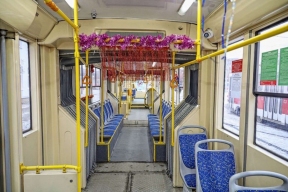 Празднично оформленный трамвай в Самаре будет возить пассажиров на экскурсию