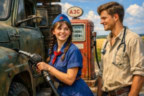 Королева бензоколонки и ветеринар: как знакомство на заправке привело к рождению 20 детей