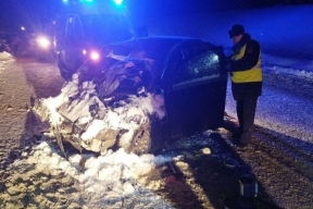 В Пермском крае в лобовом столкновении погибли двое взрослых и ребенок