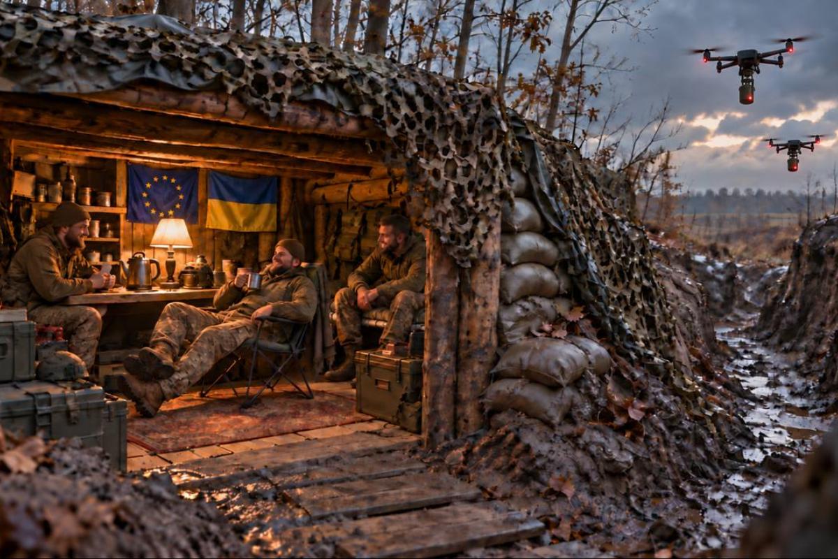 «Лакшери-окопы» подвели европейцев: российские дроны нашли их под Харьковом