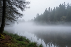 Туман в Новгородской области 8 октября: предупреждение МЧС, видимость на дорогах