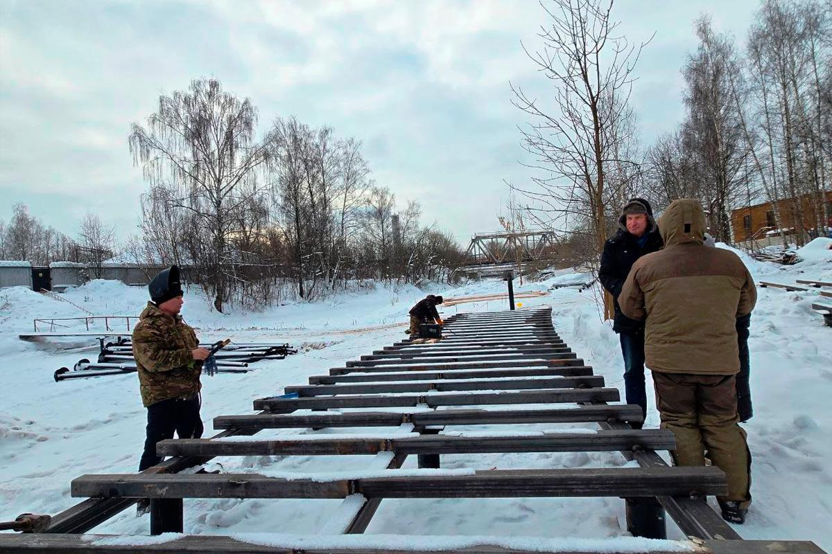 В Ивантеевке Городского округа Пушкинский продолжается создание зоны отдыха на берегу реки Учи
