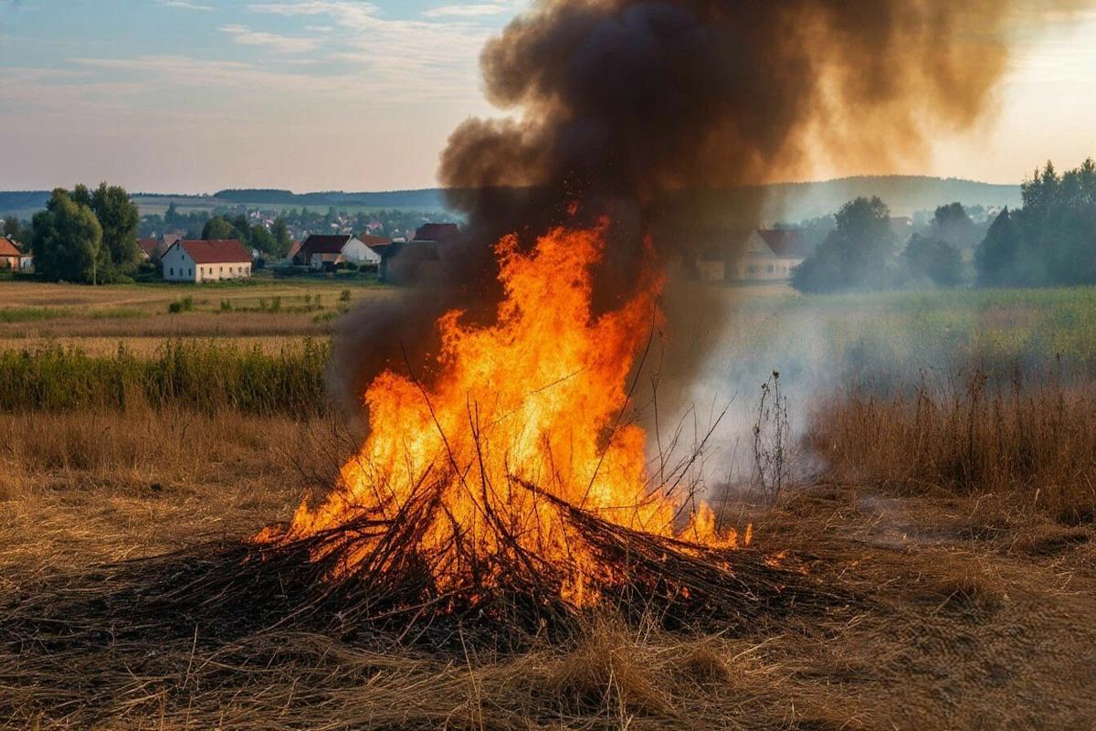 За поджоги и костры в лесах жителям Курганской области грозят штрафы и уголовная ответственность