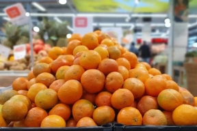 В России за год подешевели мандарины
