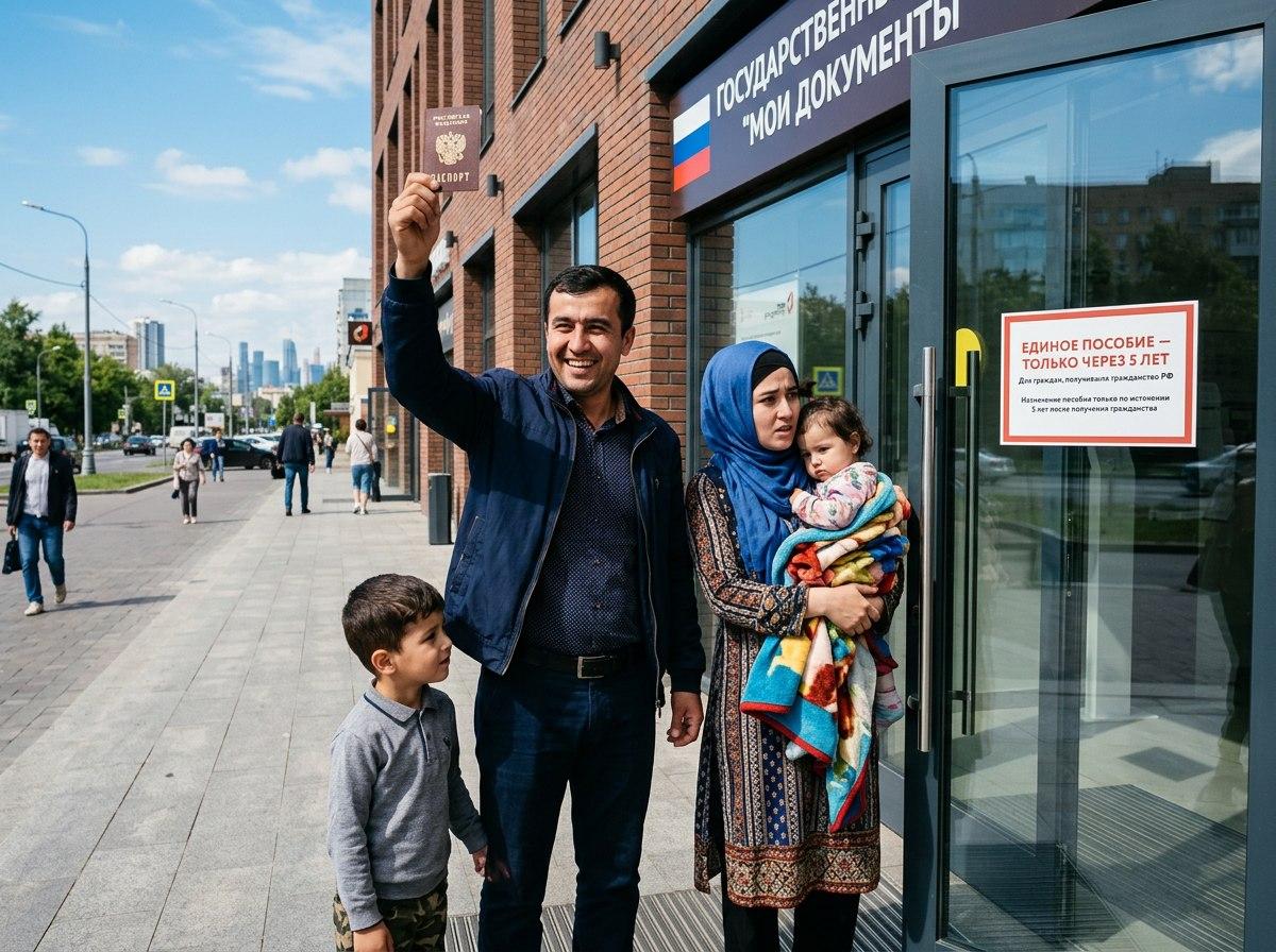 Паспорт есть, денег нет: почему «новые россияне» больше не получат детские пособия «на халяву»