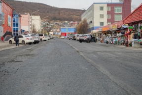 Мэр Лариса Поликанова: С начала года в Магадане отремонтировали около 200 тысяч кв. метров дорог