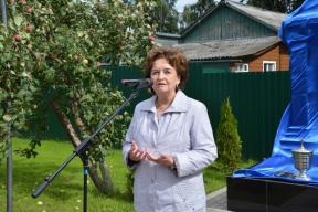 Спикер Ивановской Облдумы Марина Дмитриева: Символично, что именно в Гавриловом Посаде появился памятный знак покровителям ветеринарии Флору и Лавру