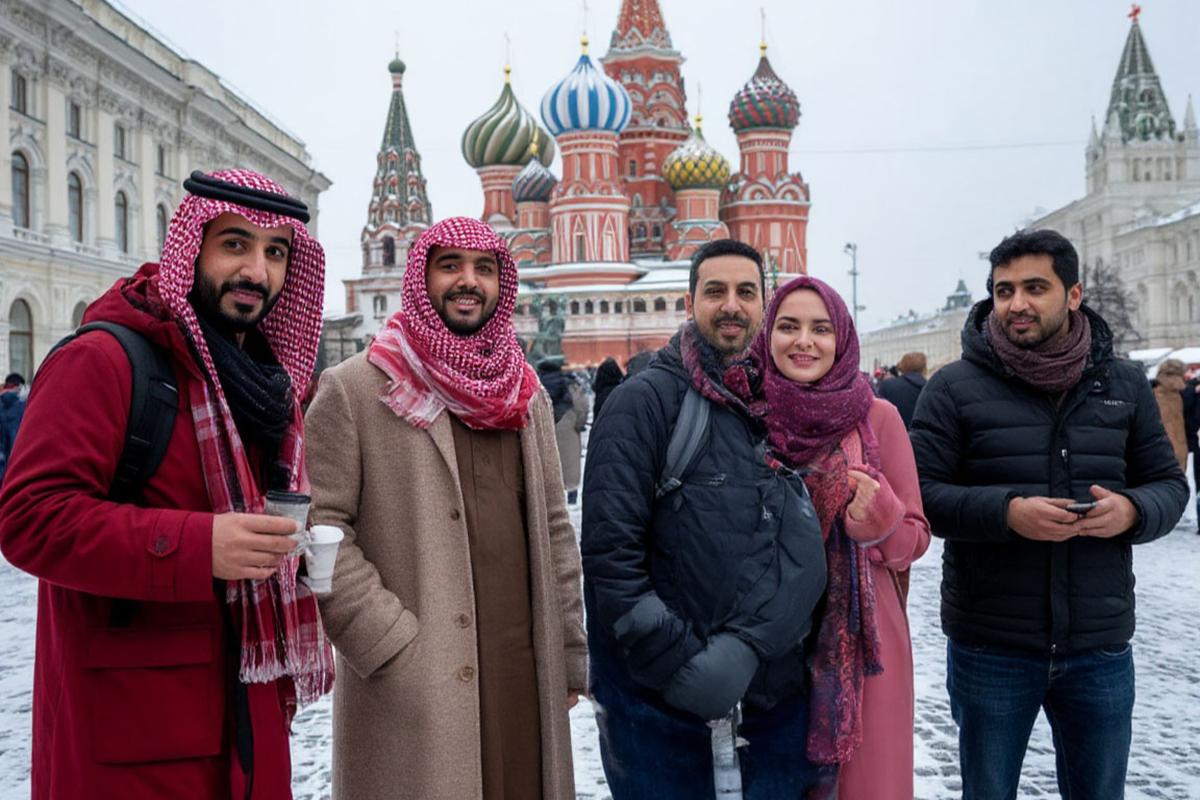 Основу турпотока в Россию зимой составили жители арабских стран