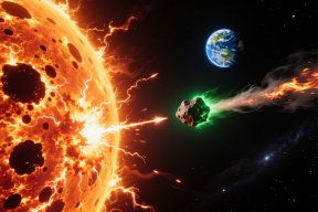 Солнце включило режим защиты Земли. Пришельцу грозит уничтожение. Удар неизбежен?