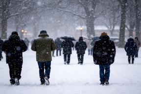 Снегопады и метели обещают парализовать европейскую часть России