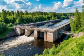 Лужская ГЭС-2 в Ленинградской области выставлена на продажу за 8,5 млн рублей