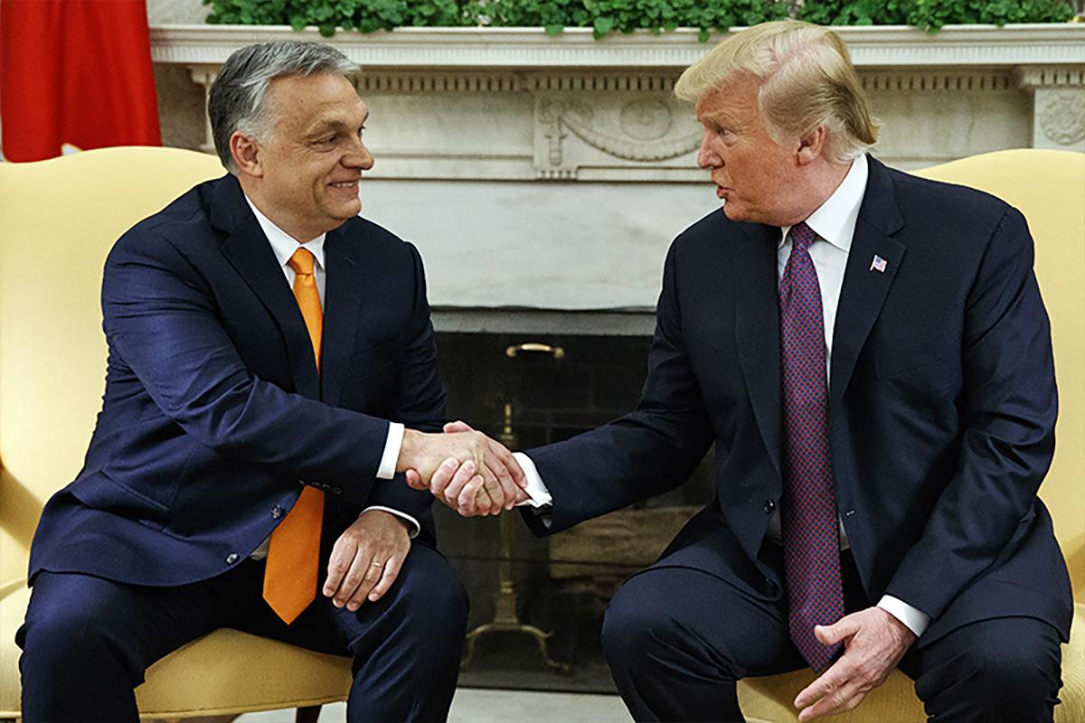 Трамп публично вступился за Орбана за две недели до решающих выборов в Венгрии