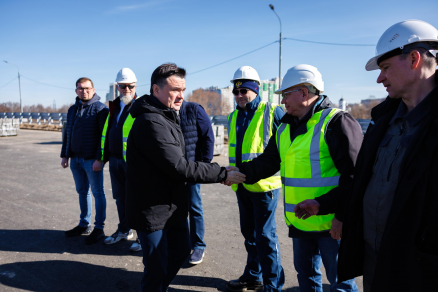 Андрей Воробьев запустил движение по участку Южно-Лыткаринской автодороги от обхода поселка Октябрьский до Егорьевского шоссе