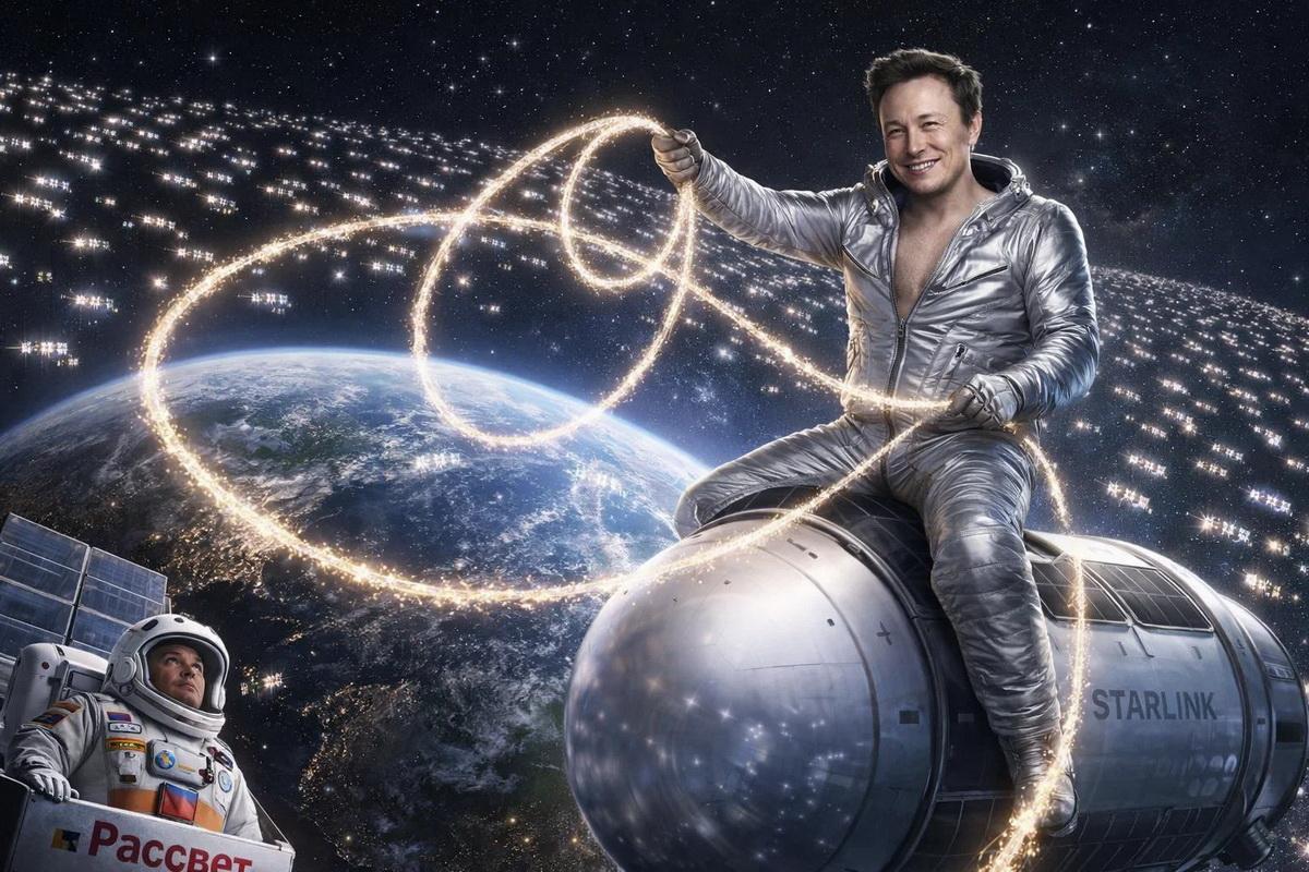 «Рассвет» против Starlink: догонит ли Россия Маска? 16 спутников против почти 10 тысяч