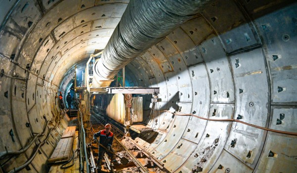 В Москве начали проходку тоннеля под Москвой-рекой для новой линии метро