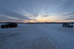 В Магаданской области временно закрыли ледовую переправу через реку Яна