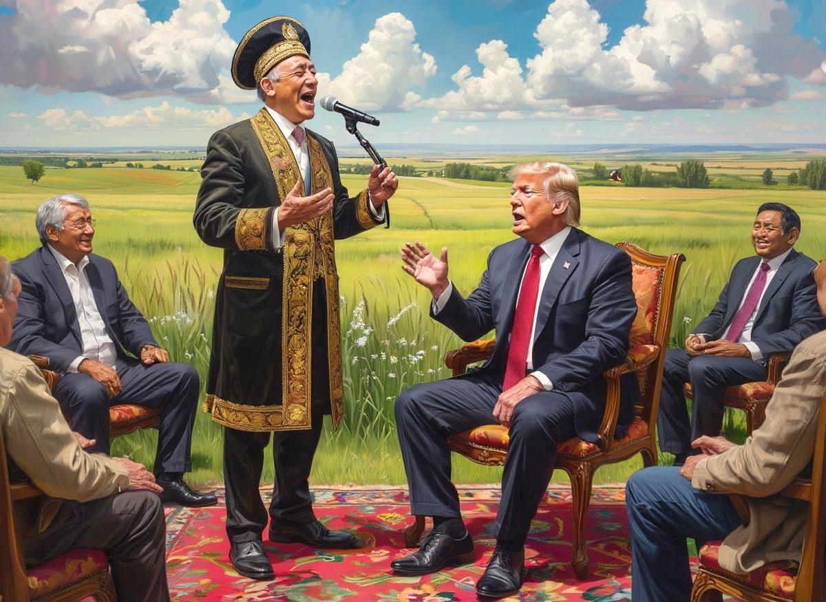 Акын им. Дональда Трампа: зачем президент Казахстана поёт дифирамбы президенту США