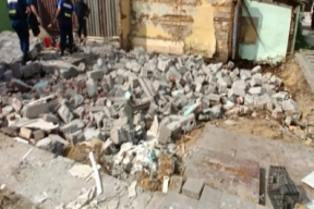 В Кстовском районе Нижегородской области рухнула бетонная конструкция
