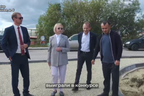 «Эти объекты выбрали сами жители»: Ирина Гехт проверила ход благоустройства трех территорий в Нарьян-Маре по нацпроекту «Инфраструктура для жизни»