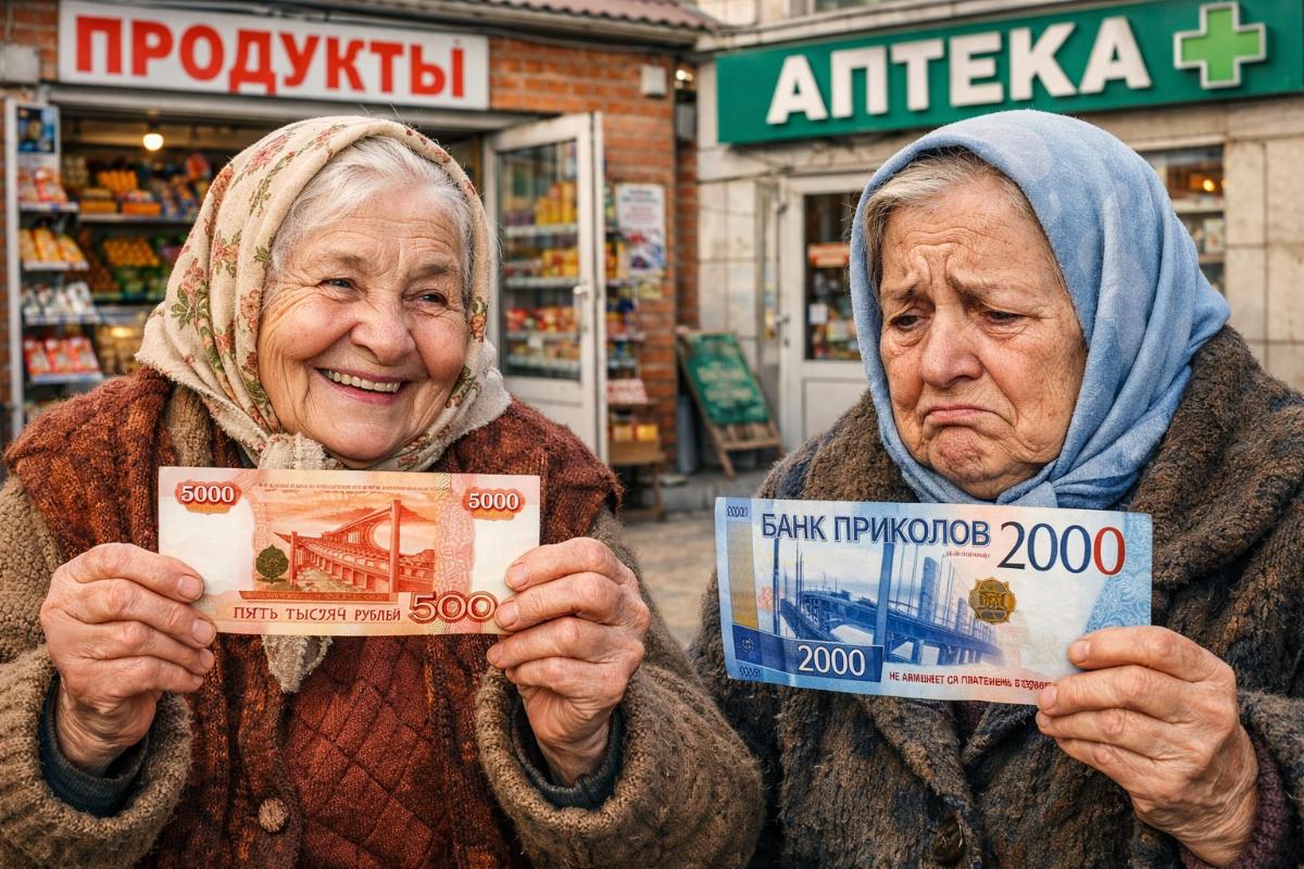 «Прикольные» деньги – на продукты и лекарства. В Новосибирске бабушкам выдают пенсии «фантиками»?