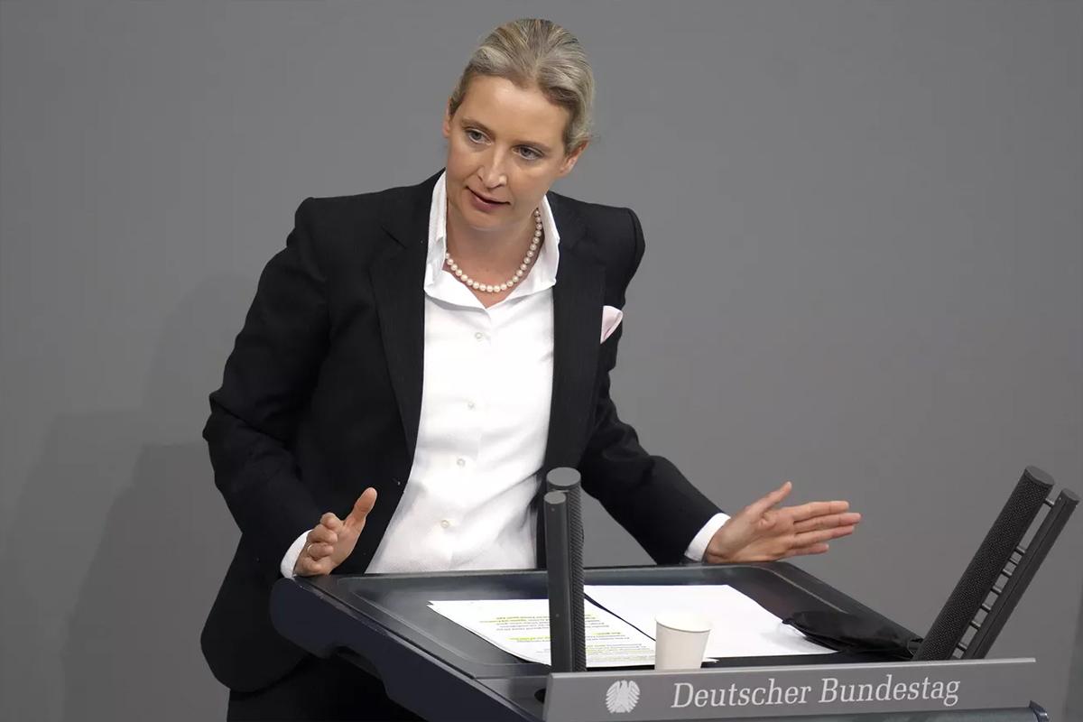 Лидер АдГ Вайдель жестко прошлась по политике Запада и указала на ключевую роль России