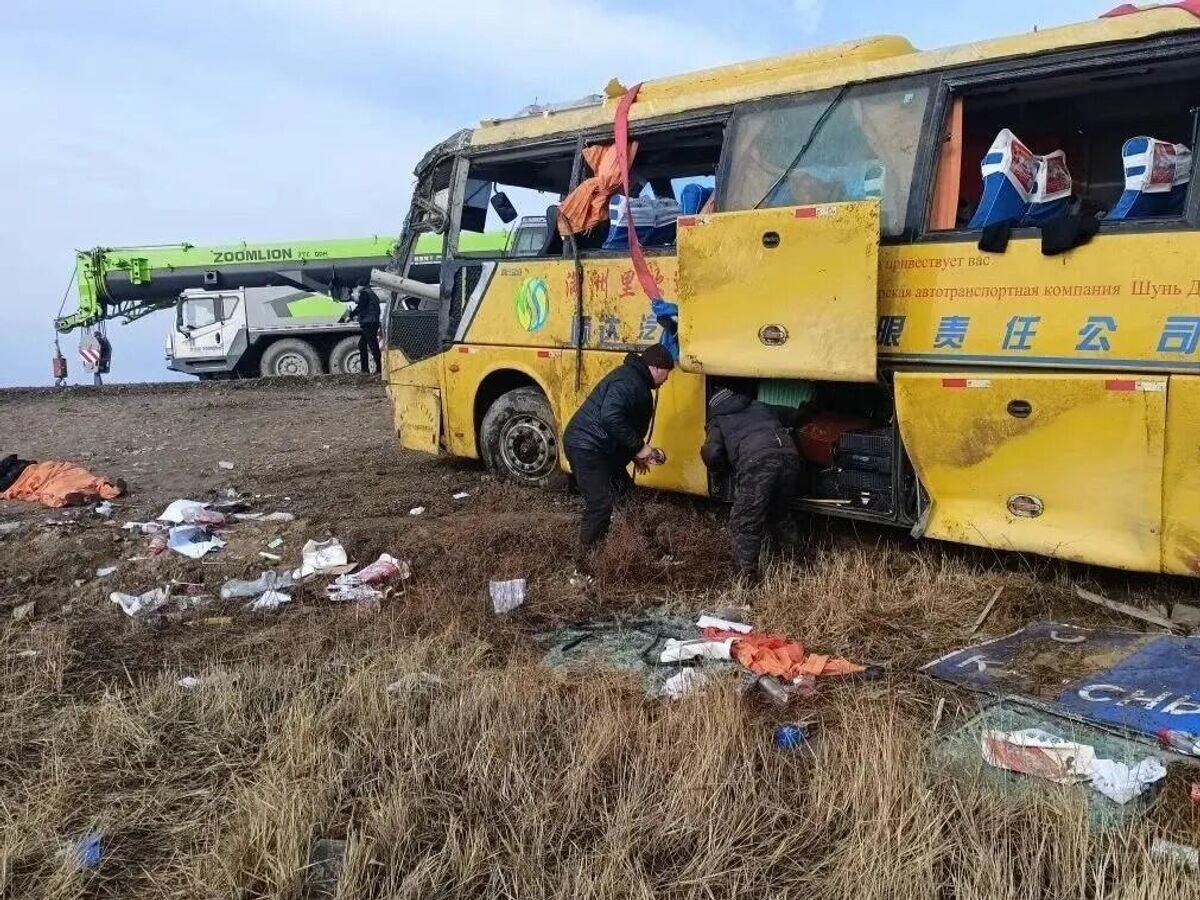 В Забайкалье задержали водителя автобуса после ДТП с двумя погибшими