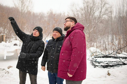 Мэр Чебоксар Станислав Трофимов проверил ход работ на Калининском мосту, объект готов на 30%