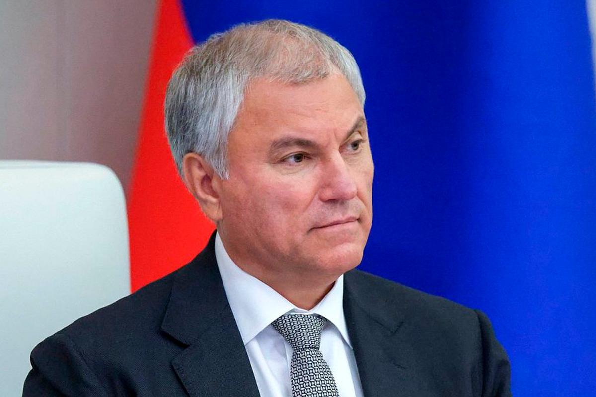 Спикер Госсовета Чувашии Леонид Черкесов поздравил Вячеслава Володина с переизбранием на пост председателя Госдумы России IX созыва