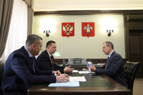 Председатель ЗСК встретился с главой Лабинского района