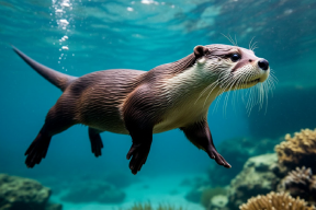 В США в поисках утонувших людей участвует дрессированная выдра