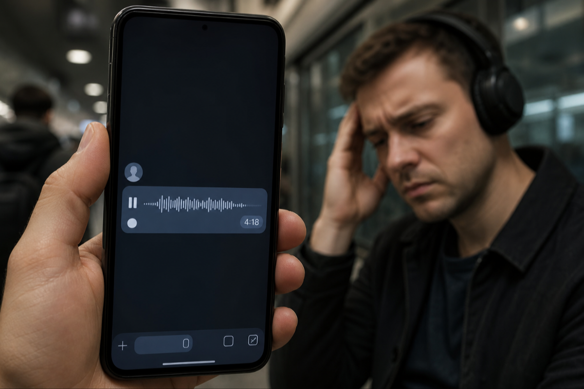 Семь минут потока сознания вместо текста: почему голосовые сообщения стали формой агрессии?