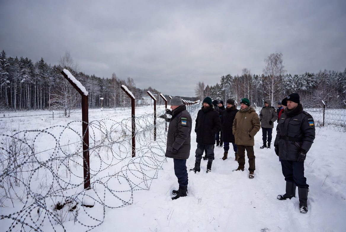 Украинские пограничники ознакомились с польским участком границы с Калининградской областью